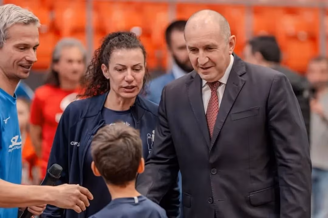 Магдалена Христова с Президента Румен Радев